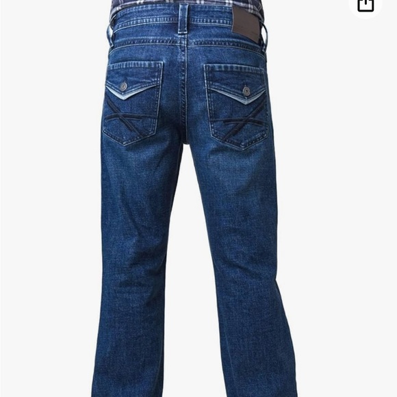 Men’s Axel jeans size 34/32 light color, slim boot new with tag jeans nwtss - Picture 4 of 8